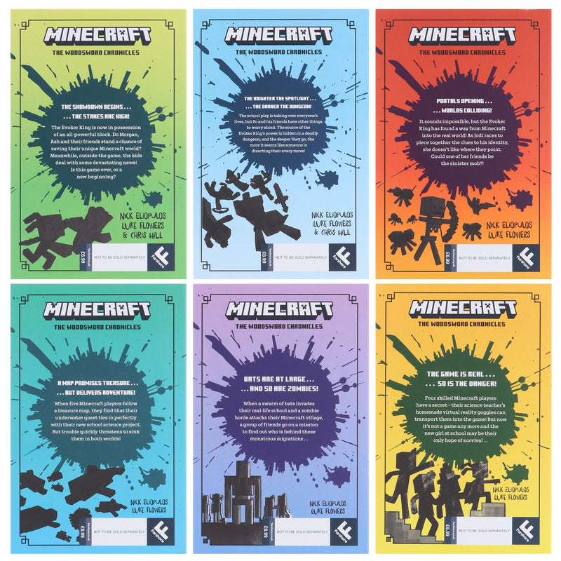Minecraft The Woodsword Chronicles By Nick Eliopulos 6 Books Collection Box Set - Ages 9-14 - Paperback 9-14 HarperCollins Publishers