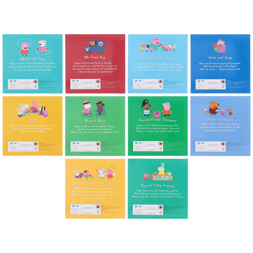 Peppa Pig: Peppa's Fun with Friends Storybook Collection 10 Books Set - Ages 2+ - Paperback 0-5 Penguin Random House