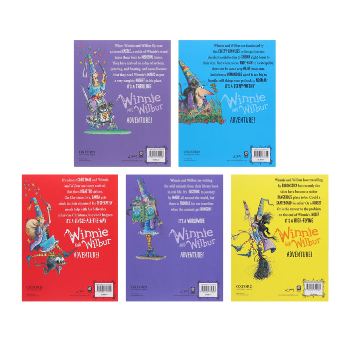 Winnie and Wilbur By Valerie Thomas 5 Picture Books Collection Set With Audio CD's - Ages 2-6 - Paperback 0-5 Oxford University Press
