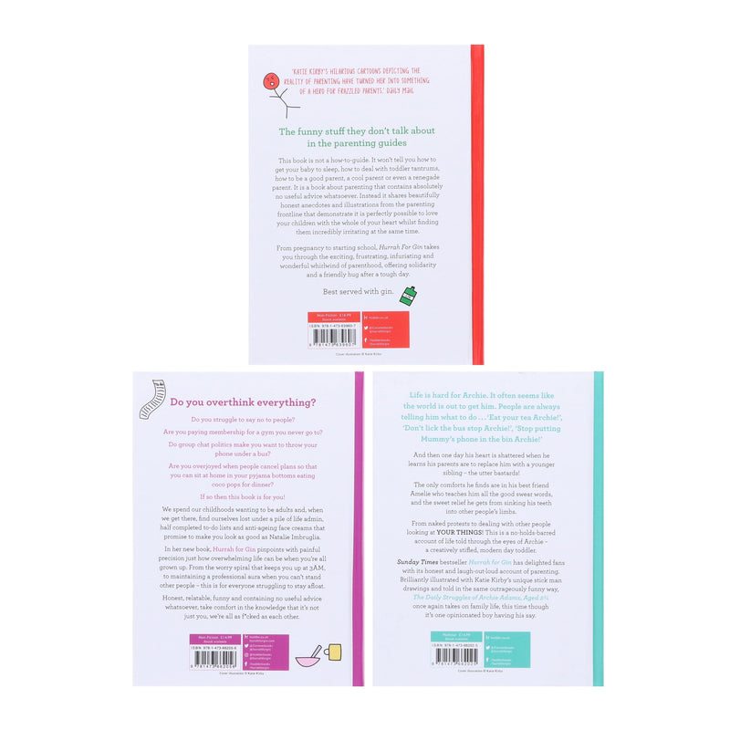 Hurrah For Gin Collection By Katie Kirby 3 Books Set - Non-Fiction - Hardback Non-Fiction Coronet