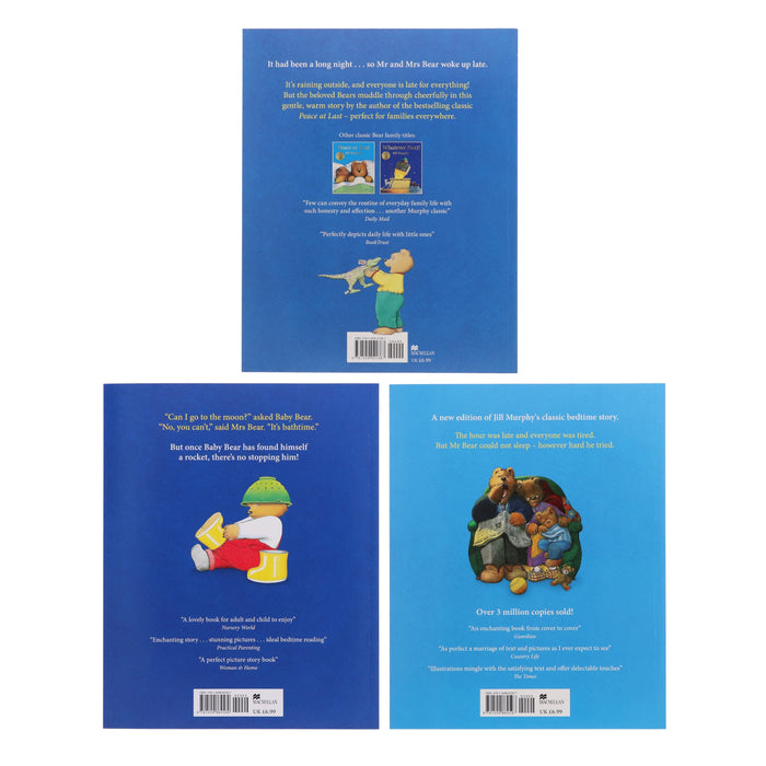 A Bear Family Book Series by Jill Murphy 3 Books Collection Set - Ages 2-5 - Paperback 0-5 Macmillan
