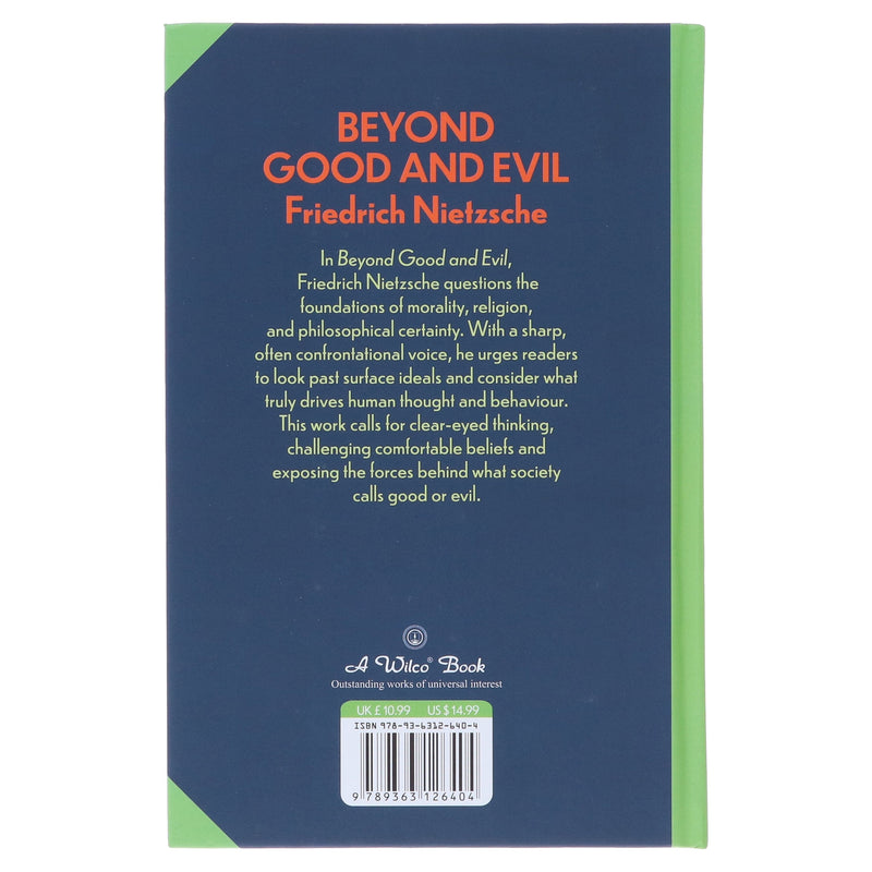 Beyond Good And Evil by Friedrich Nietzsche - Non Fiction - Sprayed Edge Hardback Non-Fiction Wilco Books