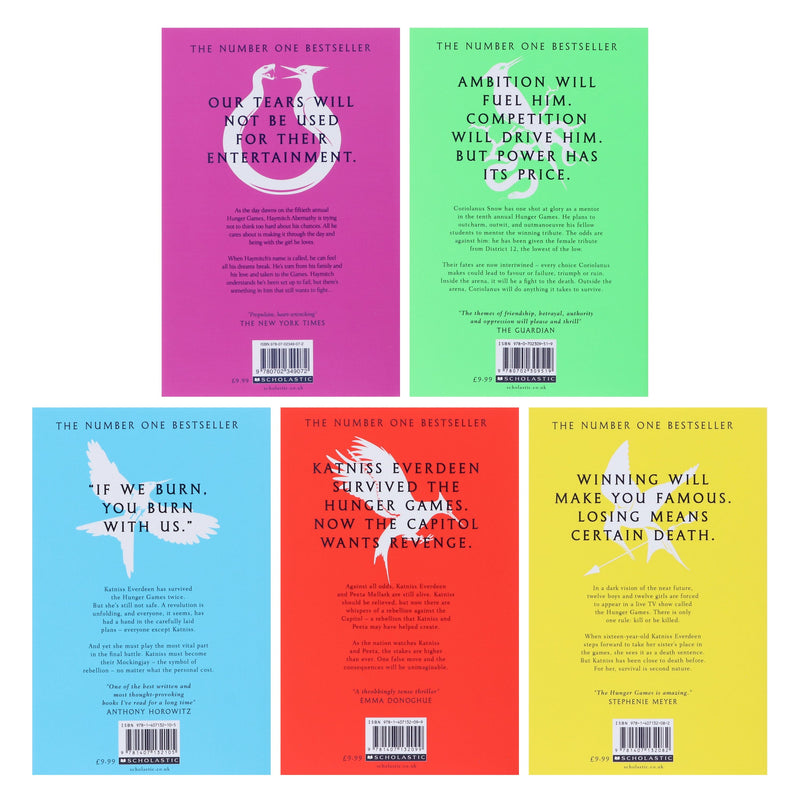The Hunger Games Series by Suzanne Collins 5 Books Collection Box Set - Ages 12-18 - Paperback Fiction Scholastic