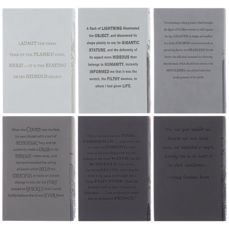 Word Cloud Classics: Horror Collection by Various 6 Books Collection Box Set - Fiction - Paperback/Flexibound Fiction Canterbury Classics