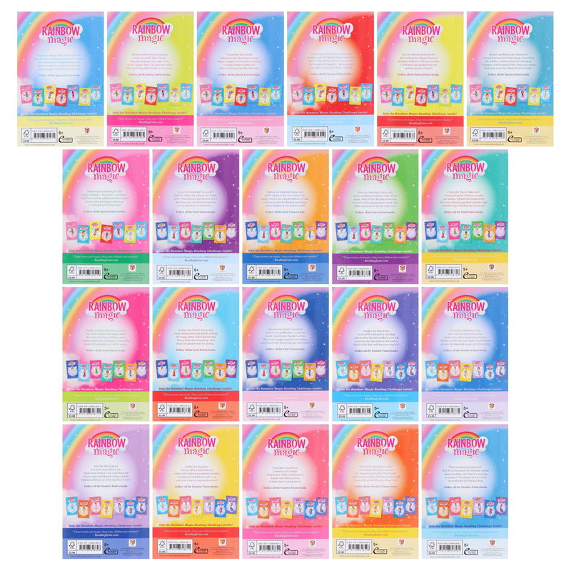 Rainbow Magic The Magical Adventure Collection 21 Books Set Including 3 Series by Daisy Meadows - Ages 6+ - Paperback 7-9 Orchard Books