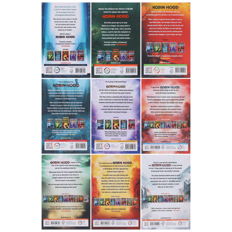 Robin Hood Series by Robert Muchamore 9 Books Collection Set - Ages 10-17 - Paperback 9-14 Bonnier Books Ltd