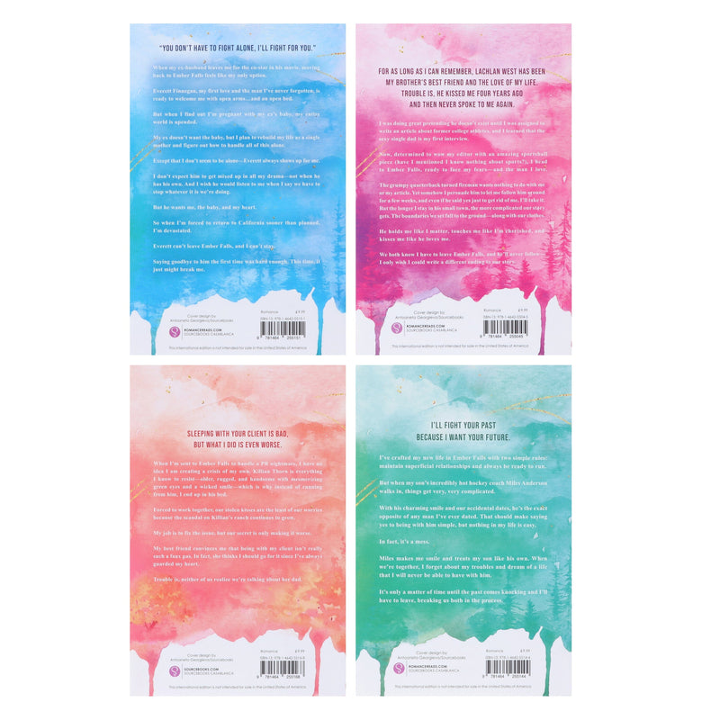 Ember Falls Series by Corinne Michaels 4 Books Collection Set - Fiction - Paperback Fiction Sourcebooks