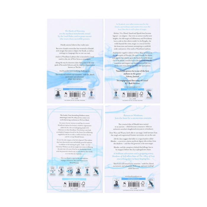 Mistborn by Brandon Sanderson: Era Two 4 Books Collection Set - Fiction - Paperback Fiction Hachette