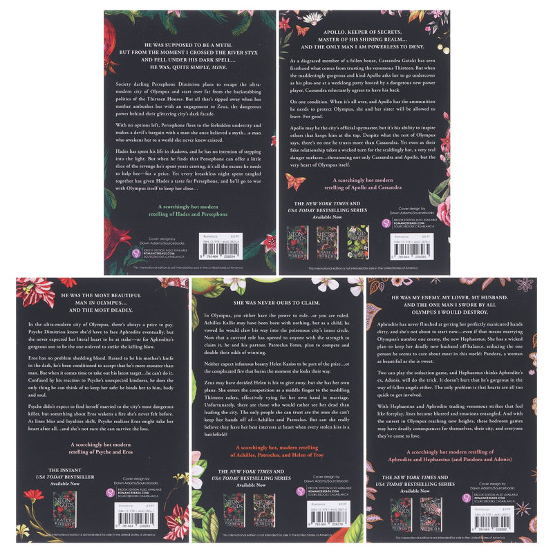 Dark Olympus Series By Katee Robert 5 Books Collection Set - Fiction - Paperback Fiction Sourcebooks, Inc