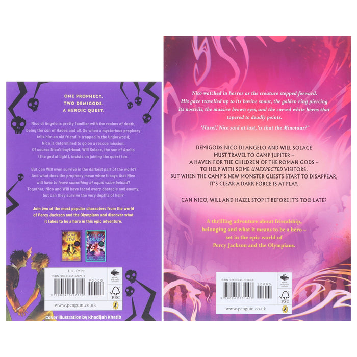 A Nico di Angelo Adventures Series by Rick Riordan & Mark Oshiro 2 Books Collection Set - Ages 9-17 - Paperback/Hardback 9-14 Penguin Random House