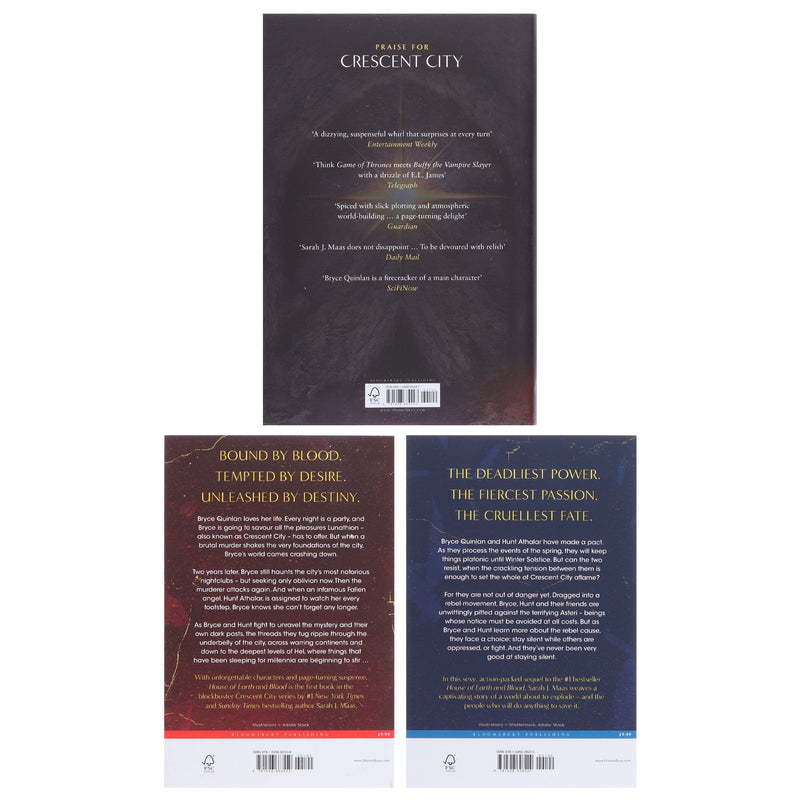 Crescent City Series by Sarah J. Maas 3 Books Collection Set - Fiction - Paperback/Hardback Fiction Bloomsbury Publishing PLC