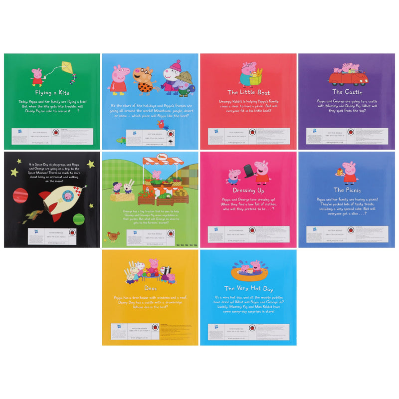 Peppa Pig Series By Ladybird: 10 Picture Books Collection set - Ages 2-6 - Paperback 3-5 Penguin