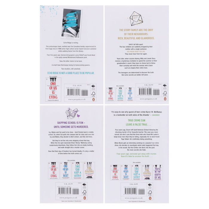 Karen M. McManus Collection 4 Books Set - Ages 12-17 - Paperback Young Adult Penguin Random House