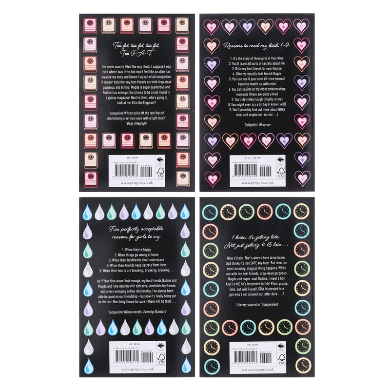 Girls Series By Jacqueline Wilson 4 Books Collection Set - Ages 12-17 - Paperback Young Adult Penguin Random House