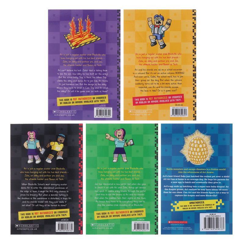 Diary of a Roblox Pro by Ari Avatar 5 Books Collection Set - Ages 7-12 - Paperback 7-9 Scholastic