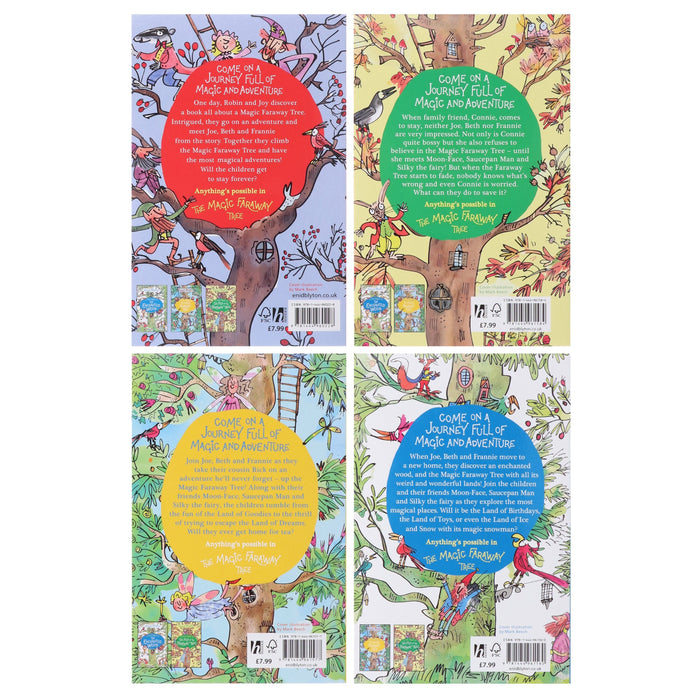 The Magic Faraway Tree by Enid Blyton: Complete Collection 4 Books Box Set - Ages 7+ - Paperback 7-9 HarperCollins Publishers