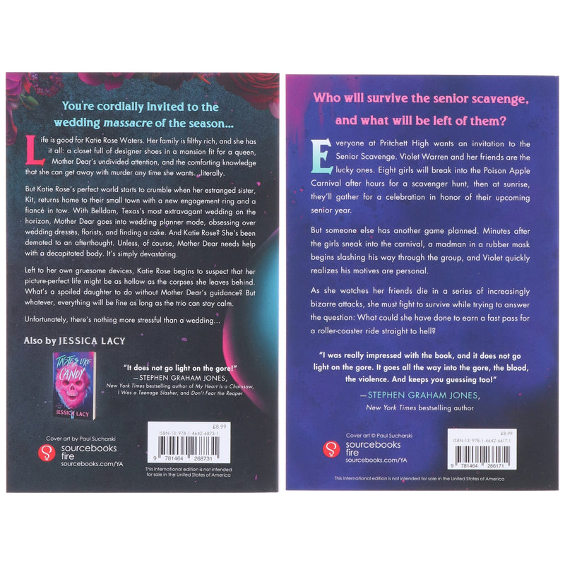 Jessica Lacy Collection (A Slasher Novel) 2 Books Set - Fiction - Paperback Young Adult Sourcebooks Fire
