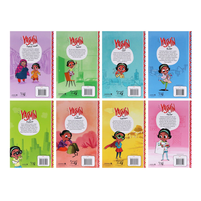 Yasmin Collection by Saadia Faruqi 8 Books Collection Set - Ages 6-8 - Paperback 7-9 Raintree