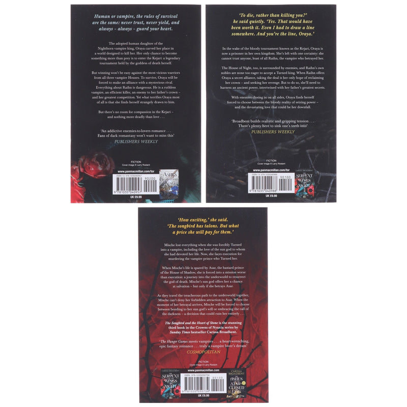 Crowns of Nyaxia Series By Carissa Broadbent 3 Books Collection Set - Fiction - Paperback Fiction Macmillan