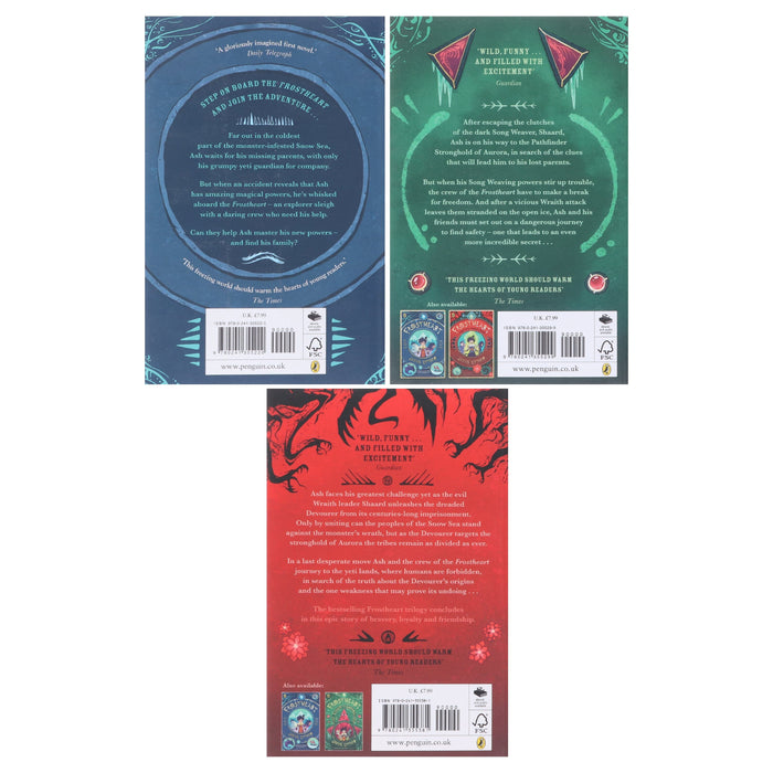 Frostheart Trilogy By Jamie Littler 3 Books Collection Set - Ages 8-12 - Paperback 9-14 Penguin Random House