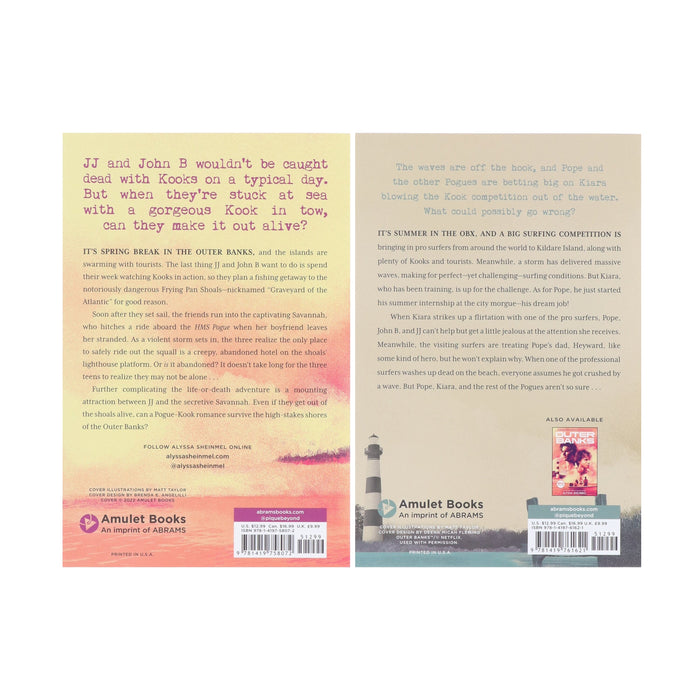 Outer Banks (Lights Out & Dead Break) by Alyssa Sheinmel & Jay Coles 2 Books Collection Set - Ages 13+ - Paperback Young Adult Amulet Books