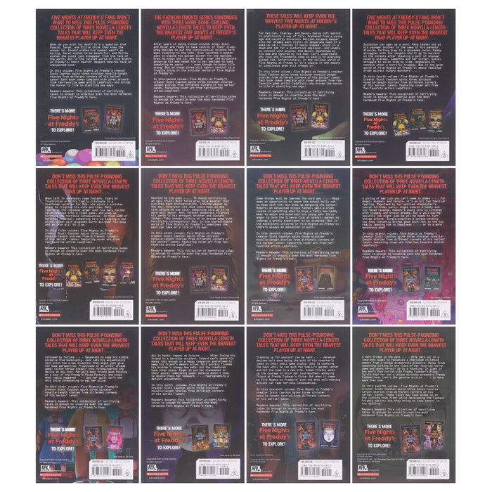 Five Nights at Freddy's Fazbear Frights By Scott Cawthon 12 Books Box Set - Age 12+ - Paperback Fiction Scholastic