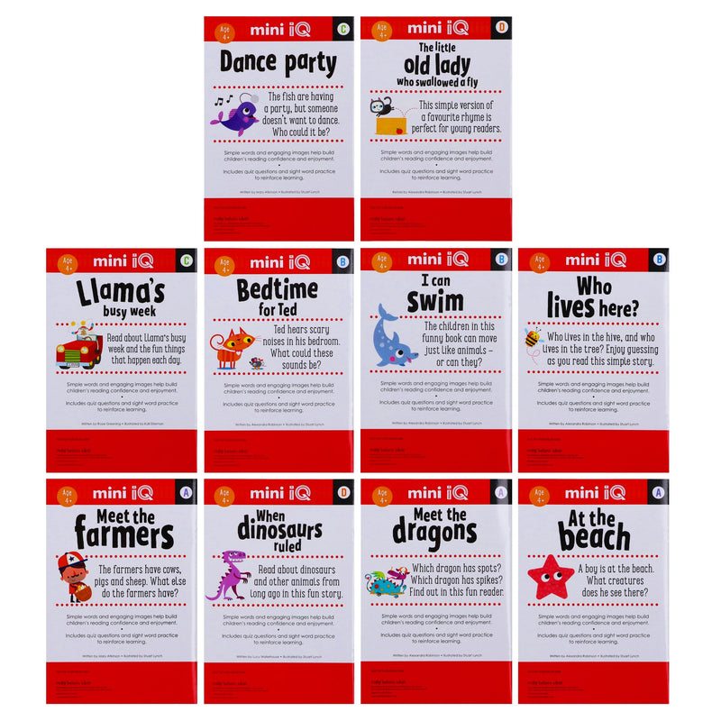 Funny Furry Tales By Make Believe Ideas 10 Readers Box Set - Ages 4+ - Paperback 5-7 Make Believe Ideas