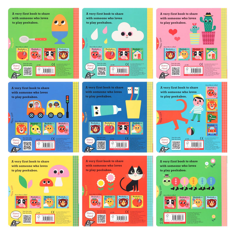 Peekaboo by Camilla Reid Illustrated 9 Books Collection Set - Ages 0-5 - Board Book 0-5 Nosy Crow Ltd