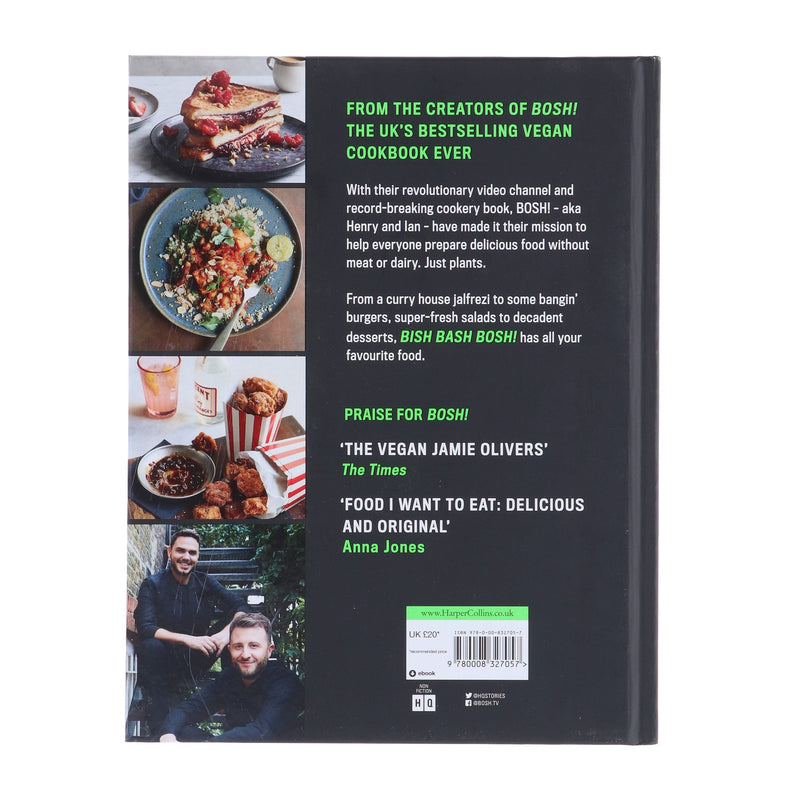 BISH BASH BOSH!: Plant-based recipes that transform veg into FoodTok-worthy feasts by Henry Firth & Ian Theasby - Non Fiction - Hardback Non-Fiction HarperCollins Publishers