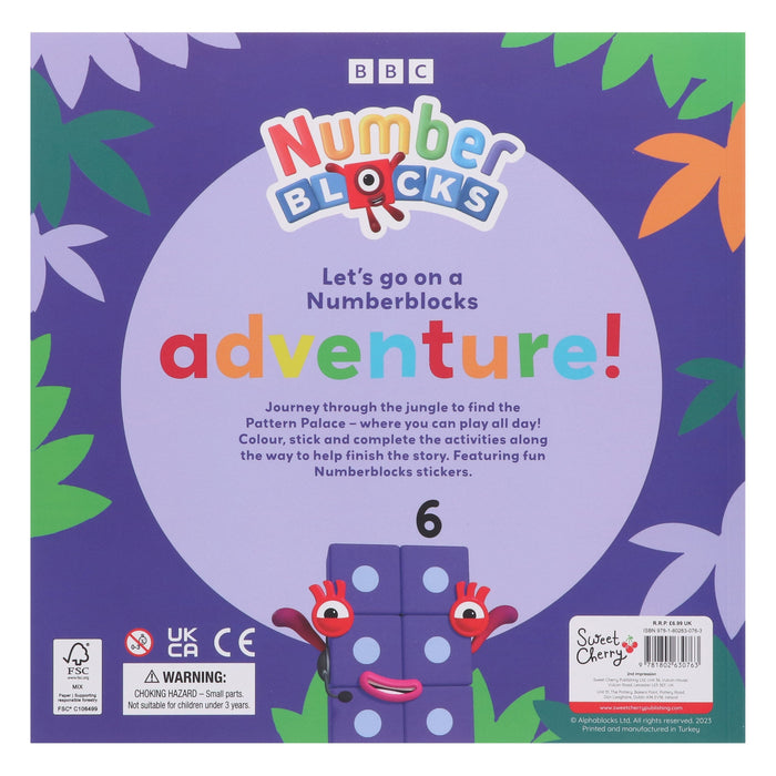 Pattern Palace: A Numberblocks Sticker Storybook Featuring Over 60 Fun Stickers! - Ages 3-6 - Paperback 3-5 Sweet Cherry Publishing