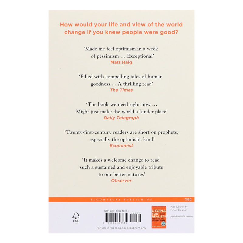 Humankind: A Hopeful History by Rutger Bregman - Non Fiction - Paperback Non-Fiction Bloomsbury Publishing (UK)