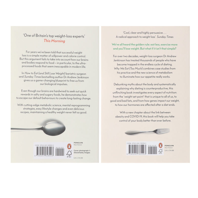 Why We Eat & How To Eat by Dr Andrew Jenkinson 2 Books Collection Set - Non Fiction - Paperback Non-Fiction Penguin Random House
