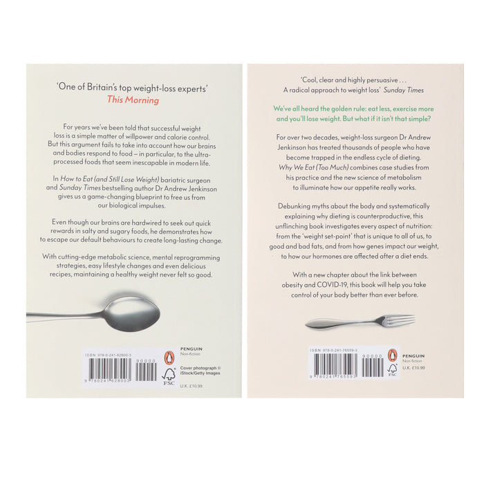 Why We Eat & How To Eat by Dr Andrew Jenkinson 2 Books Collection Set - Non Fiction - Paperback Non-Fiction Penguin Random House