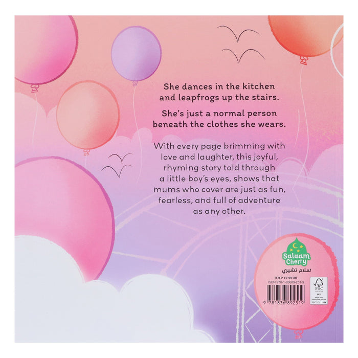 My Super Fun Niqabi Mum! - A joyful, inclusive story about the universal bond between parent and child by Red (Includes a Free Audiobook) - Ages 3-5 - Paperback 3-5 Salaam Cherry