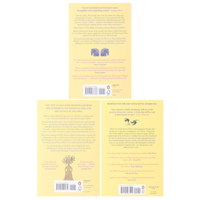 Women of Troy Series By Pat Barker Complete 3 Books Collection Set - Fiction - Paperback Fiction Penguin Random House