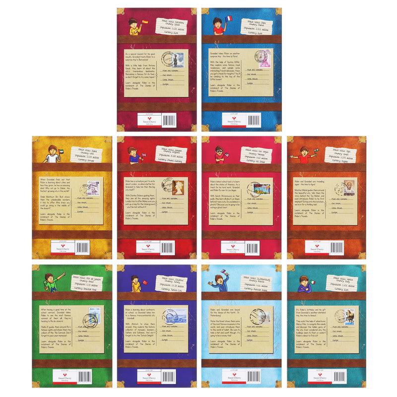 The Diaries of Robins Travels Adventures 10 Books by Angie Lake & Ken Lake - Age 9-14 - Paperback 9-14 Sweet Cherry Publishing