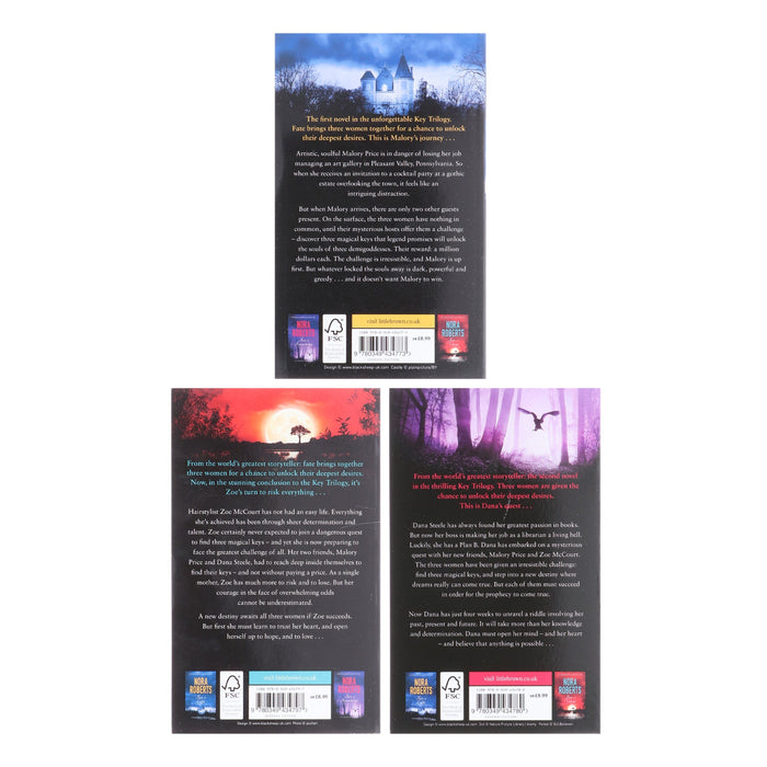 The Key Trilogy by Nora Roberts 3 Books Collection Set - Fiction - Paperback Fiction Hachette