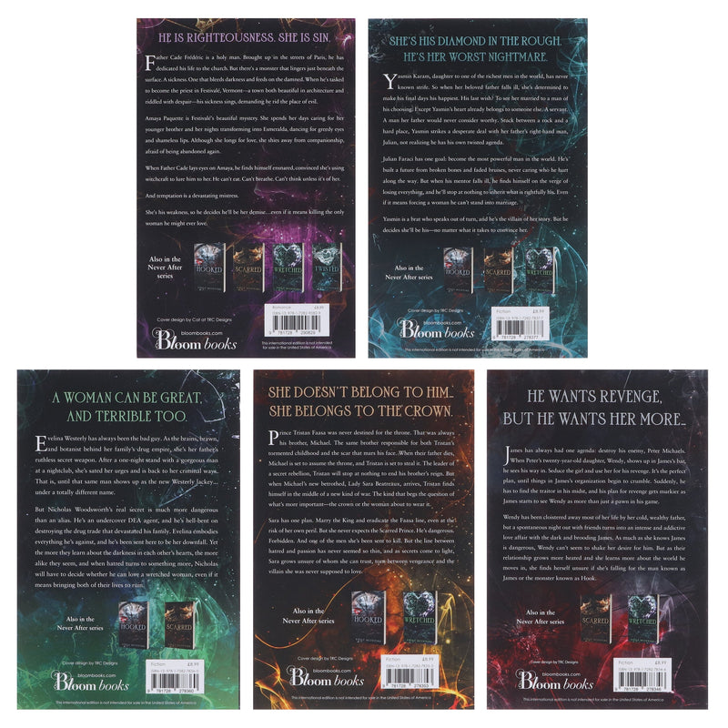 Never After Series by Emily McIntire 5 Books Collection Set - Fiction - Paperback Fiction Bloom Books