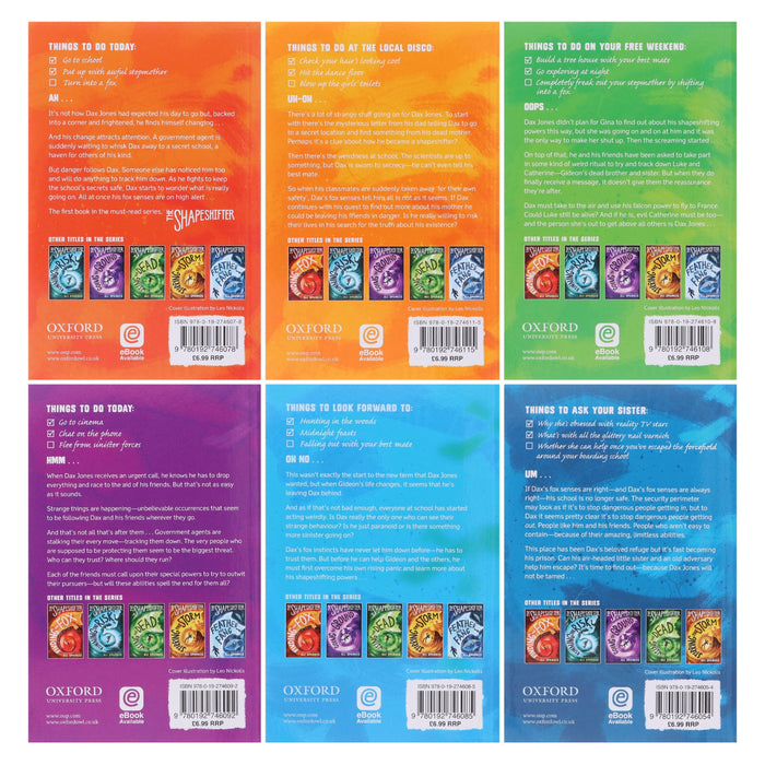 Shapeshifter Collection 6 Books Set by Ali Sparkes - Ages 9-14 - Paperback 9-14 Oxford University Press
