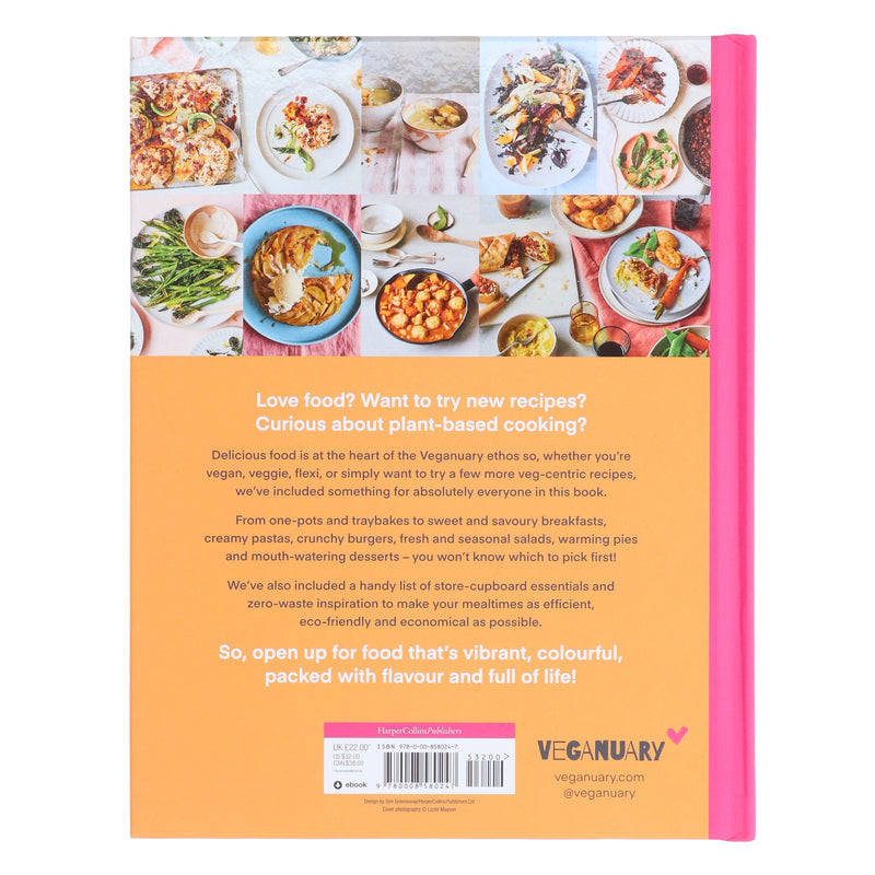 The Official Veganuary Cookbook: 100 amazing vegan recipes for everyone! - Non Fiction - Hardback Non-Fiction HarperCollins Publishers