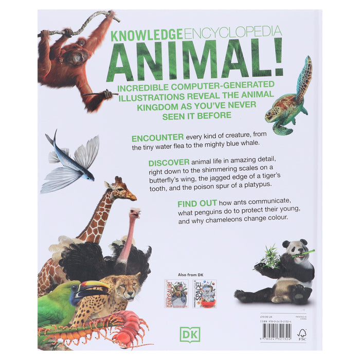 Knowledge Encyclopedia Animal!: The Animal Kingdom As You've Never Seen it Before: by DK - Ages 9+ - Hardback 9-14 DK