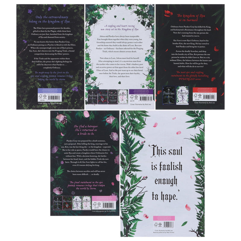 The Powerless Series By Lauren Roberts 5 Books Collection Set - Ages 14+ - Paperback/Hardback Fiction Simon & Schuster