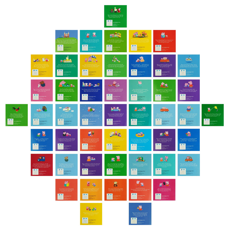 The Amazing Peppa Pig Collection 50 Books Box Set By Ladybird - Ages 3+ - Paperback 0-5 Penguin Random House Children's UK