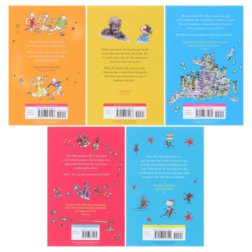 The World of David Walliams Best Box Set Ever 5 Books Set - Ages 7-9 - Paperback 7-9 HarperCollins Publishers