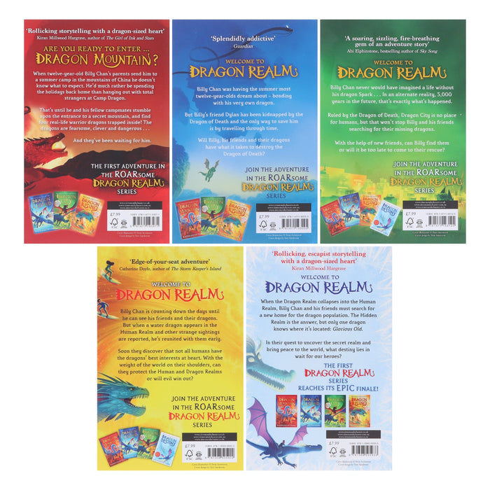 Dragon Realm Series (Book 1-5) By Katie & Kevin Tsang: 5 Books Collection Set - Ages 7+ - Paperback 9-14 Simon & Schuster