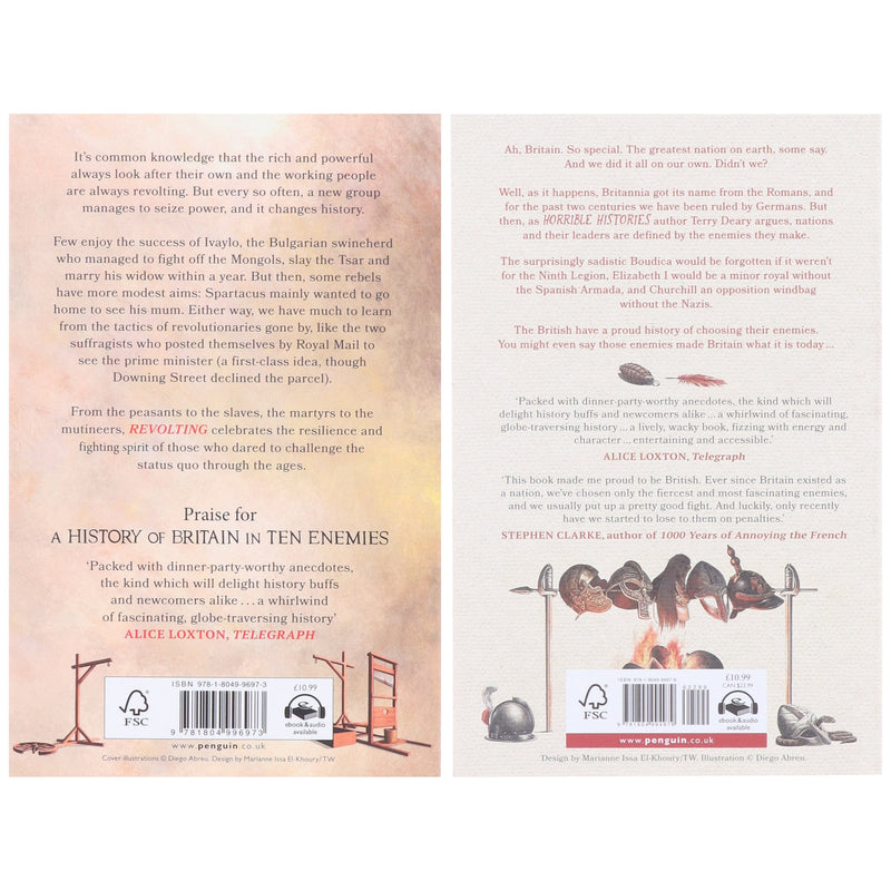 Terry Deary Collection 2 Books Set - Non Fiction - Paperback Non-Fiction Penguin Random House