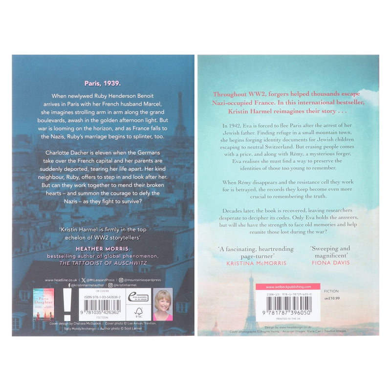 Kristin Harmel Collection (The Room on Rue Amelie & The Book of Lost Names) 2 Books Set - Fiction - Paperback Fiction Hachette