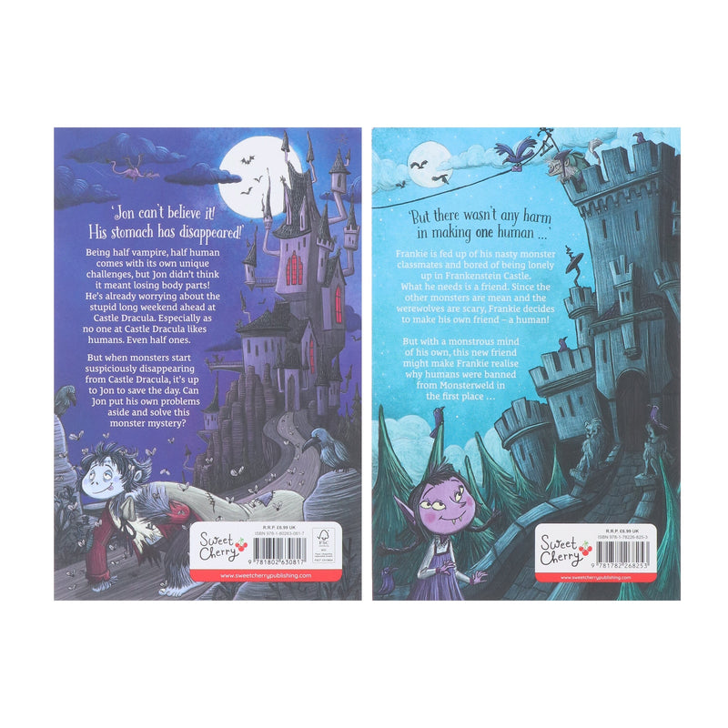 Gruesomely Good and Monstrously Misunderstood by Alex Peart-Johnson & Rachel Delahaye Illustrated 2 Books Collection Set - Ages 7-9 - Paperback 5-7 Sweet Cherry Publishing