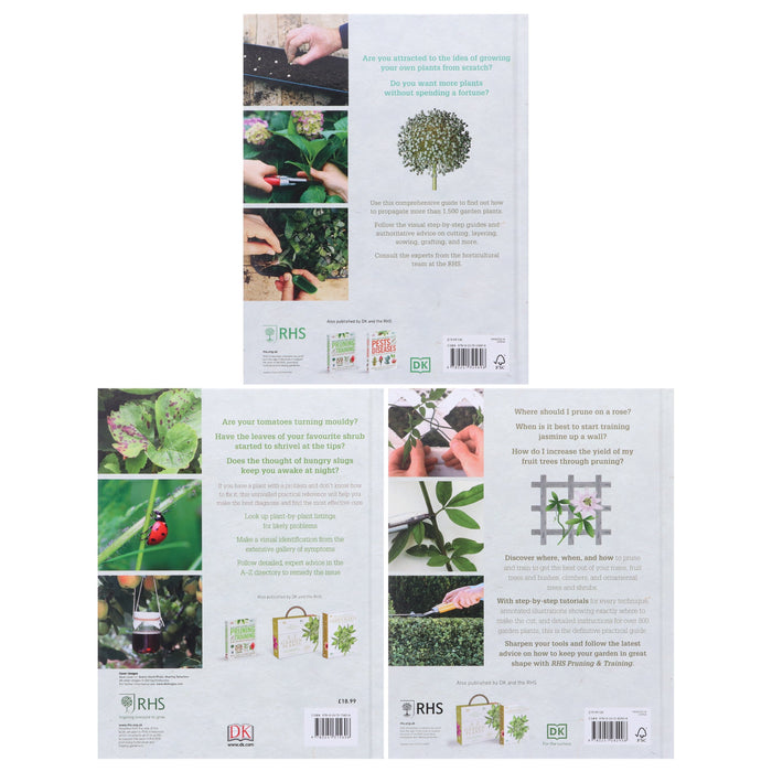 Tata Rhs Book RHS Plants Collection: Plants, Pruning & Pests 3 Books Set By DK - Non ...