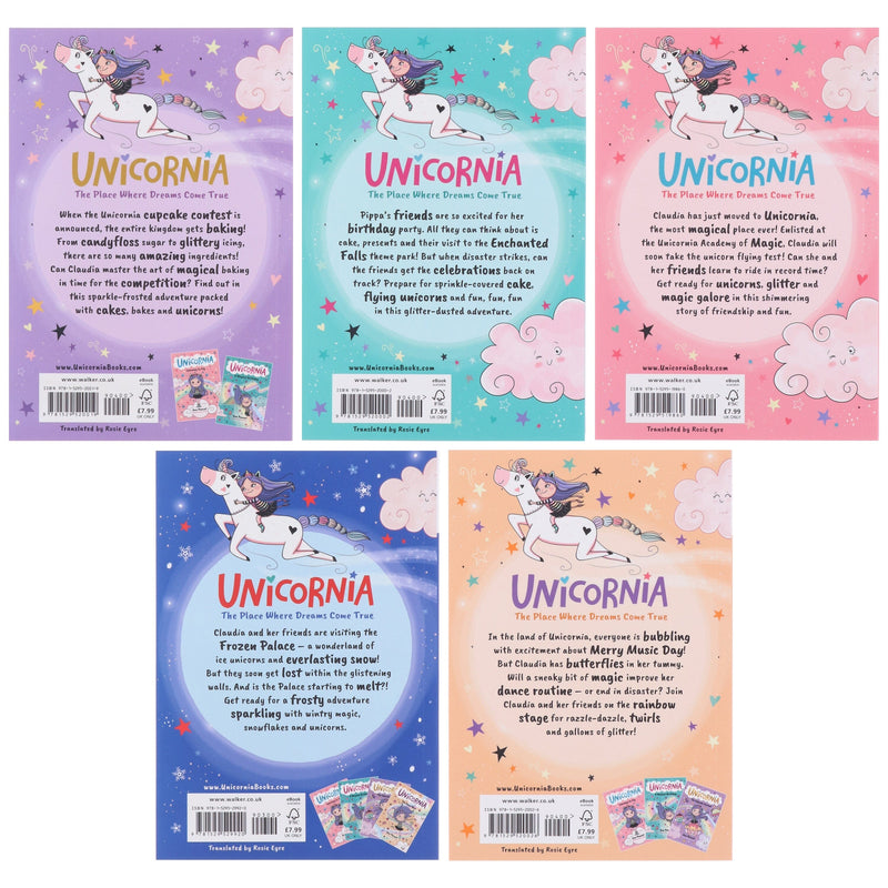 The Magic of Unicornia Series by Ana Punset Illustrated 5 Books Collection Box Set - Ages 5+ - Paperback 5-7 Walker Books Ltd